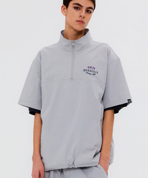 CIRCLE ARCH HALF ZIP ANORAK L. - Серый