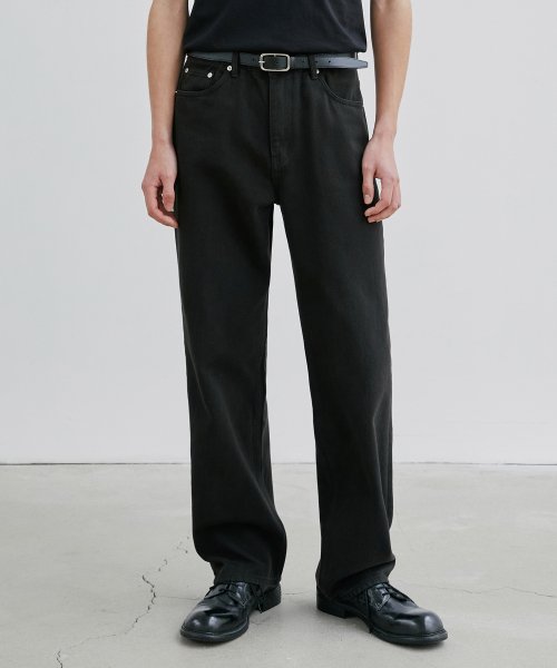 브랜디드 1790 DARK SHADOW JEANS [WIDE STRAIGHT]