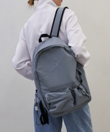 Signature Backpack Blue Grey