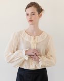 제이마크뉴욕(JMARKNEWYORK) Chiffon blouse - Cream
