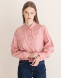 제이마크뉴욕(JMARKNEWYORK) Standard crop shirt - Pink