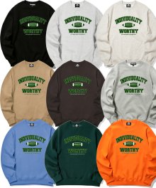 RUGBY VARSITY GRAPHIC 크루넥 - 9 COLORS