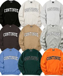 CONTINUE VARSITY GRAPHIC 크루넥 - 9 COLORS