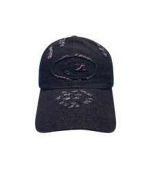 DESTROYED S.L DENIM CAP-BLACK