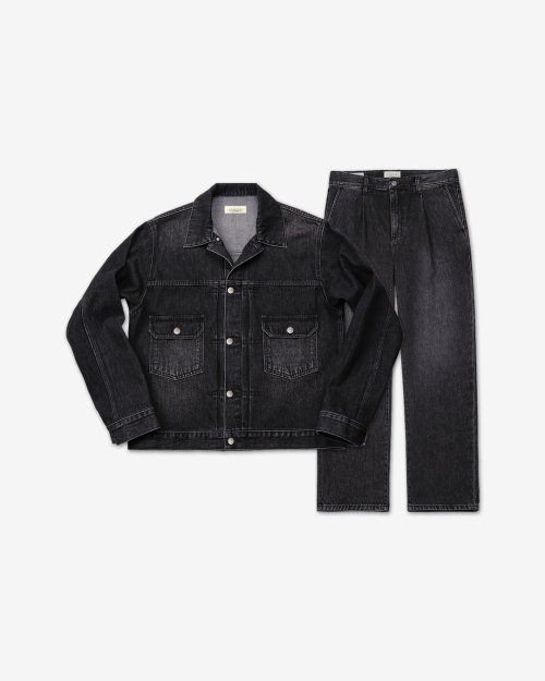 Cone denim Trucker Set-up (Black)