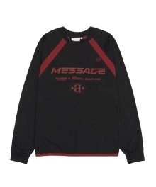 MESSAGE LOGO RAGLAN LS TEE CHARCOAL (AM2ESUT555A)