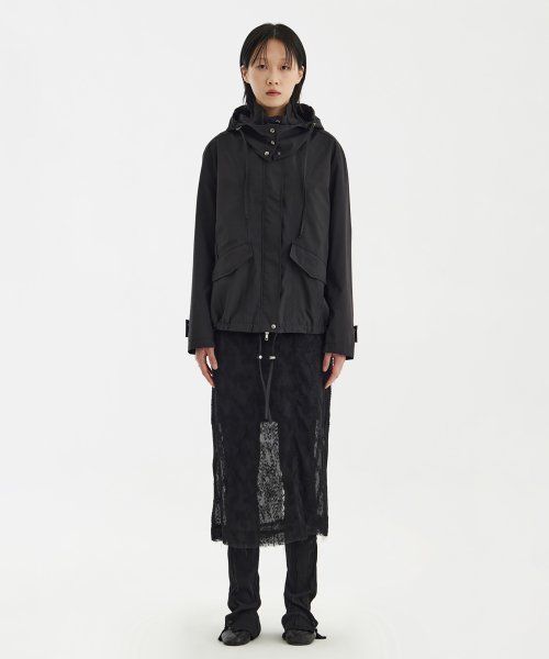Cut-Off Oversized Blouson - - Чёрный