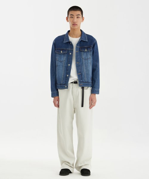 Denim Trucker Пиджак - Medium - Синий