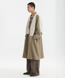 Cut-Off Mac Coat - Beige