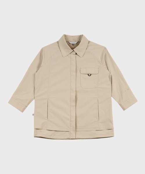 [WOMEN] Стрейч рубашка Hike LIGHT BEIGE