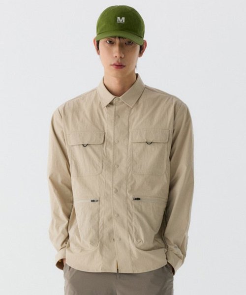 Эластичная рубашка Hike [MEN] Light Beige