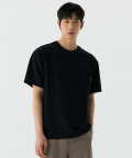 [MEN] 라이프 포켓 반팔 티셔츠 BLACK