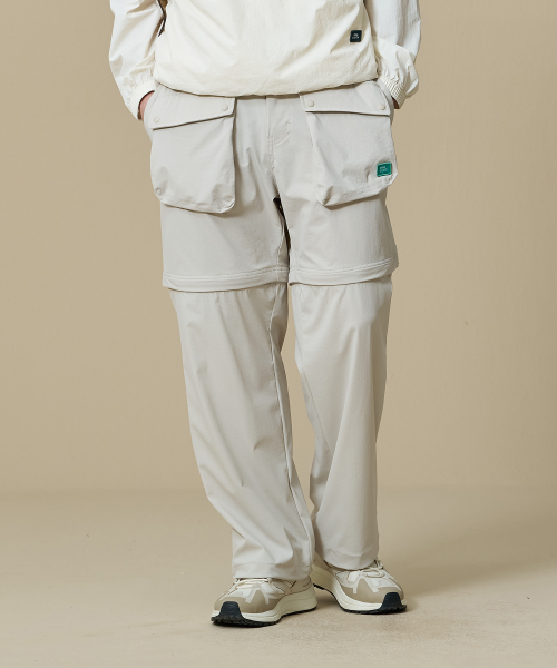 [비비씨 어스] [로건(ROGAN)] 컨버터블 립스탑 팬츠_Cream BE41PC52U410