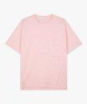 리버클래시(LIBERCLASSY) [24SS] LKS41393라이트핑크 세미오버핏 반팔 티셔츠