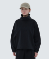 루트 여성 터틀넥 긴팔 티셔츠 Black (S24SWRHT61)