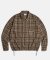 에스피오나지 Vintage Plaid Pullover Shirt Brown