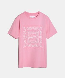 REMAKE BANDANA T-SHIRT (PINK)