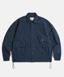 Nylon Utility Shirt Jacket Navy