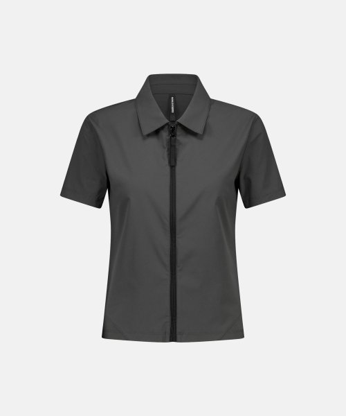 W Toray® Aero Zip Shirt Charcoal