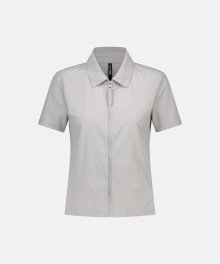 W Toray® Aero Zip Shirt Light Grey