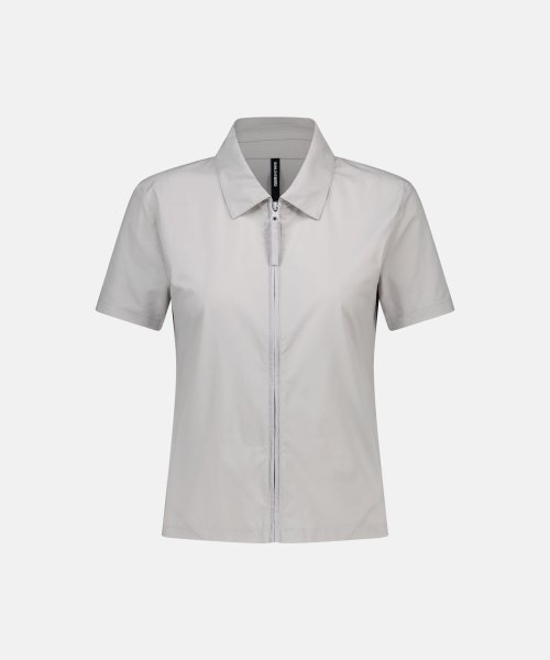 W Toray® Aero Zip Shirt Light серое