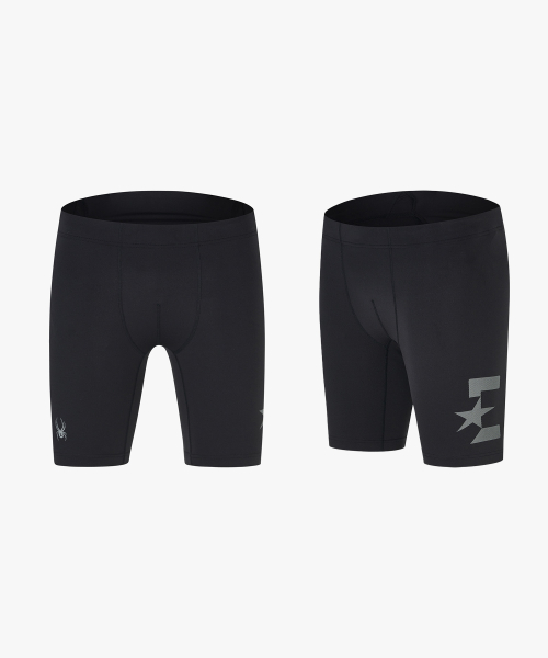 Мужские Euro Sports короткие беговые леггинсы SPJPCNFL232MBLK