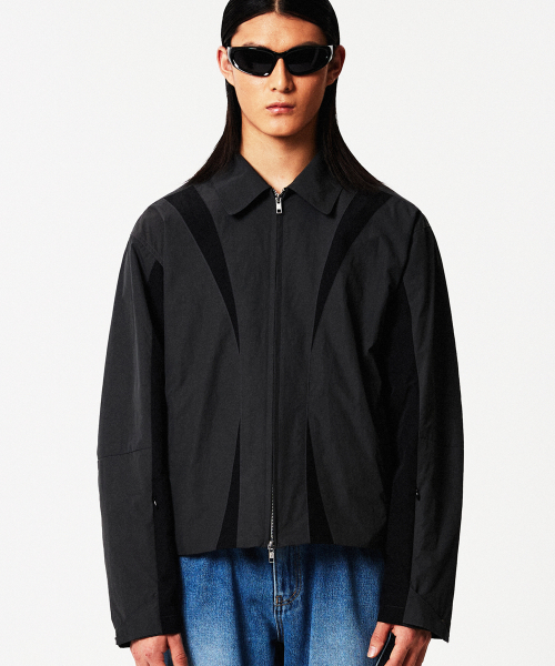 Wedge Line Jacket (Charcoal)