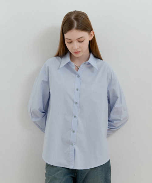 ANC COLLAR логотип SHIRT_BLUE