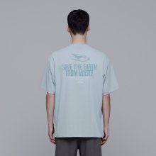 N242UTS870 세미오버핏 그래픽 티셔츠 JADE