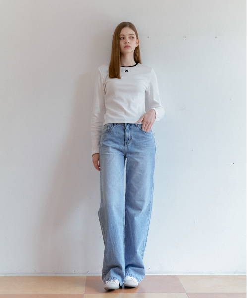 ANC NEW STRAIGHT DENIM PANTS_LIGHT BLUE