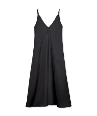그린버터(GREENBUTTER) Silky Side Pocket dress (Black)