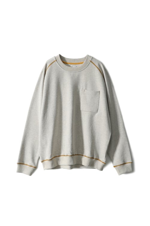 Sugarpine Raglan Sweatshirt Oatmeal Mustard