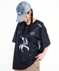 XTT091 미누의 트라이벌  스포티 반팔 티셔츠 (BLACK)