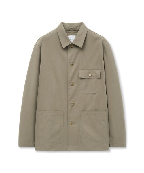 Рабочая куртка из тенселя и хлопка [Beige]