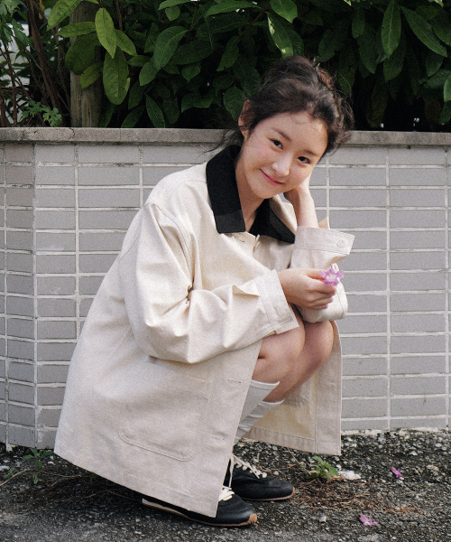 Margaret half jacket (ivory)