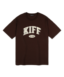 [NK] Kiff Arch Logo Tee (Brown)_K24QB704