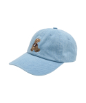 마리떼(MARITHÉ) EMBROIDERY BEAR CAP light blue