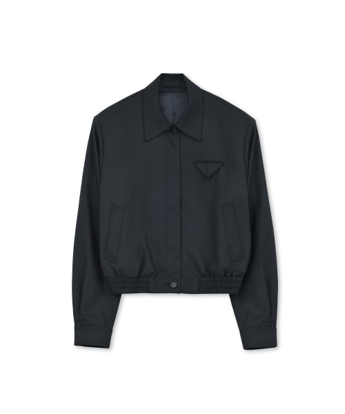 W шерстяной блузон, Black