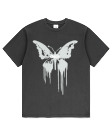 BUTTERFLY GOTH TEE CHARCOAL(MG2EMMT538A)