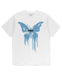 BUTTERFLY GOTH TEE WHITE(MG2EMMT538A)
