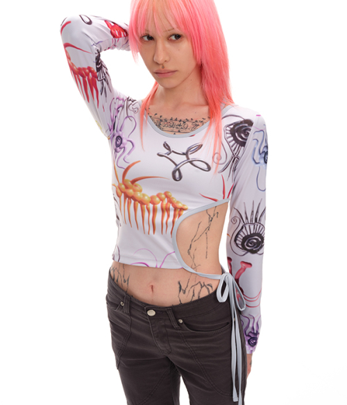 SIDE CUTTING LONG SLEEVE