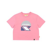 CRS 우먼스 빅 로고 티셔츠 9030 핑크