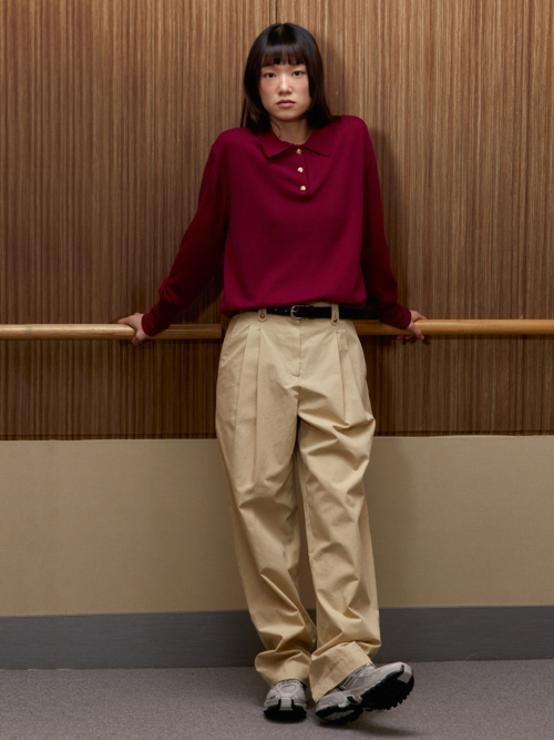 시엔느(SIENNE) Berni Washing Cotton Pants (Beige) - 사이즈