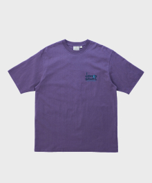 I CLIMB STUFF 반팔 티셔츠 Purple Pigment