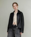 클로엣(CLO'ET) Leather  Blouson Jacket