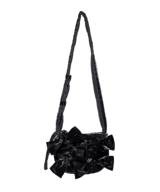 이우가마카라스(IUGAMAKARAS) Knotted Micro Padding Bag (Gloss...
