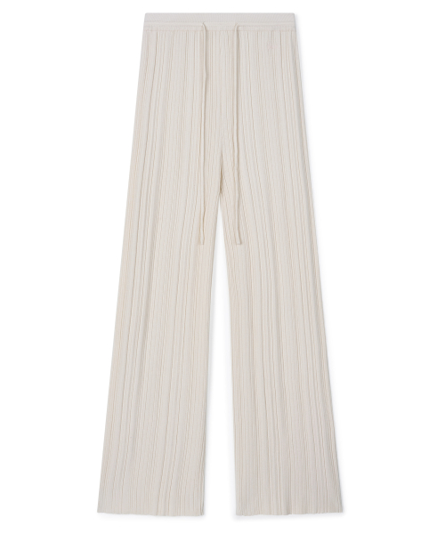 Брюки в неровный рубчик (Ivory)