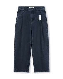 CONE MILL DEEP ONE TUCK JEAN BLUE BLACK