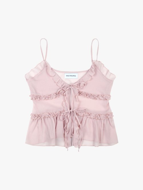 LOVELY FRILL BUSTIER_розовое