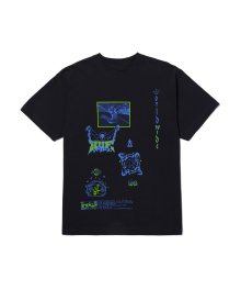 ZINE S/S WASHED TEE [WASHED BLACK]